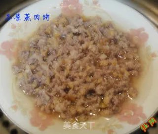 冬菜蒸肉饼