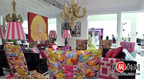 芭比娃娃作装饰主题 别墅也走梦幻系