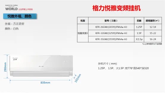 格力空调哪个系列好 格力空调型号推荐