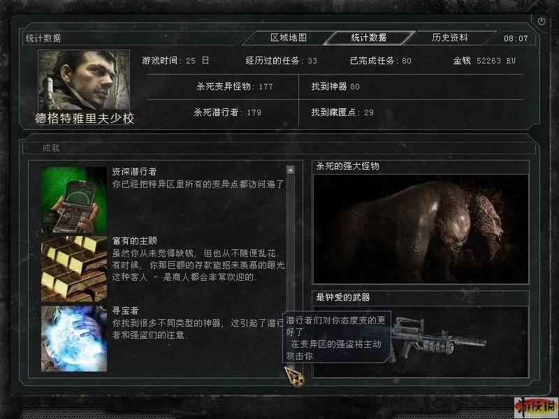 《迷失地带之普里皮亚季的召唤》“寻宝者”成就 全神器+产地简介