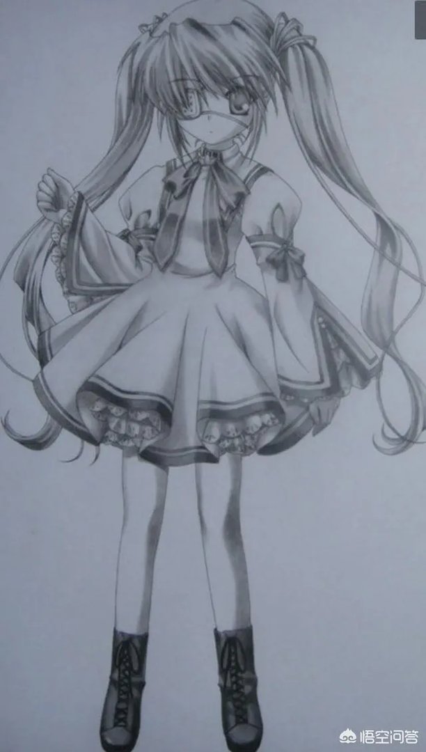 如何画动漫人物的衣服？