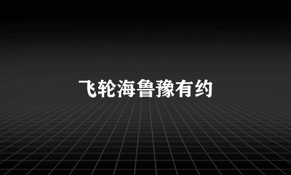 飞轮海鲁豫有约