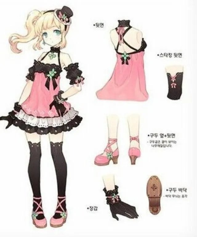 如何画动漫人物的衣服？