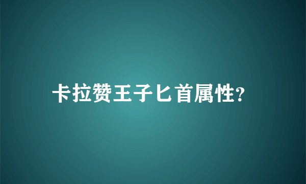 卡拉赞王子匕首属性？