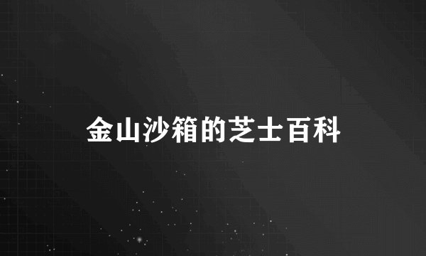 金山沙箱的芝士百科