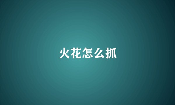 火花怎么抓