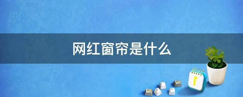网红窗帘是什么