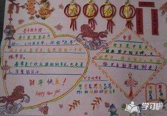 猪年手抄报上写什么