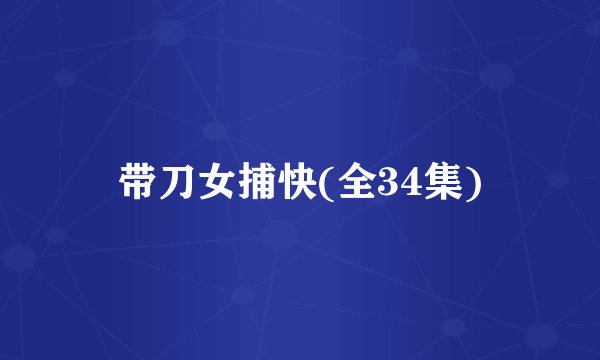 带刀女捕快(全34集)