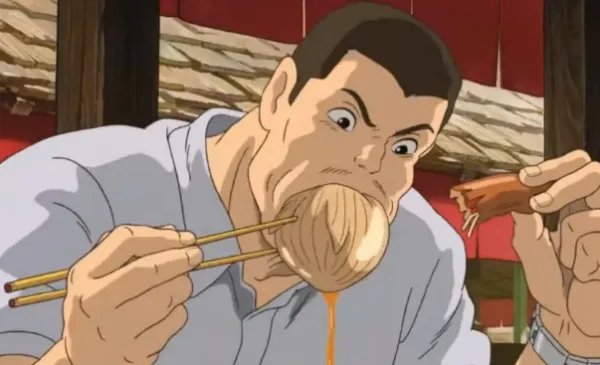 千与千寻中千寻爸妈吃的那个像是水滴里面有汤汁的那是什么东西