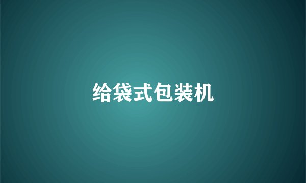 给袋式包装机