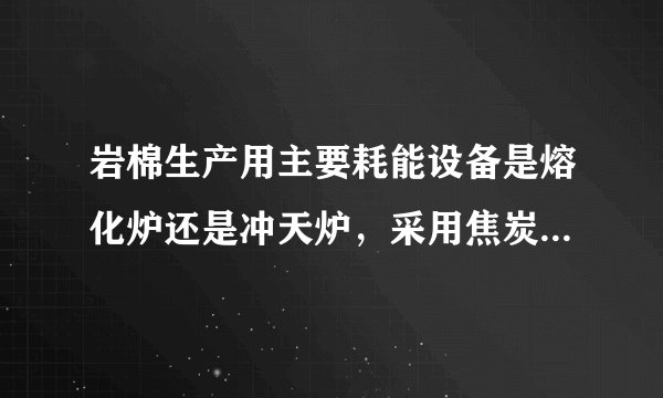 岩棉生产用主要耗能设备是熔化炉还是冲天炉,采用焦炭作为燃料,请帮忙提供设备主要参数。