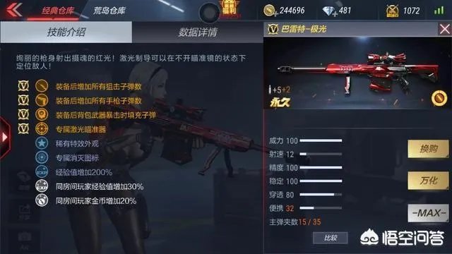 穿越火线手游巴雷特极光怎么样？