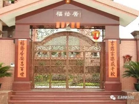 别墅围墙大门石柱设计案例大全