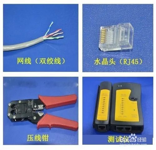 网线怎样排列顺序以及100M,1000M网线接法