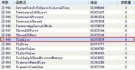 无法找到注定DLL库文件kernel32.dll中的输出命令tlsalloc