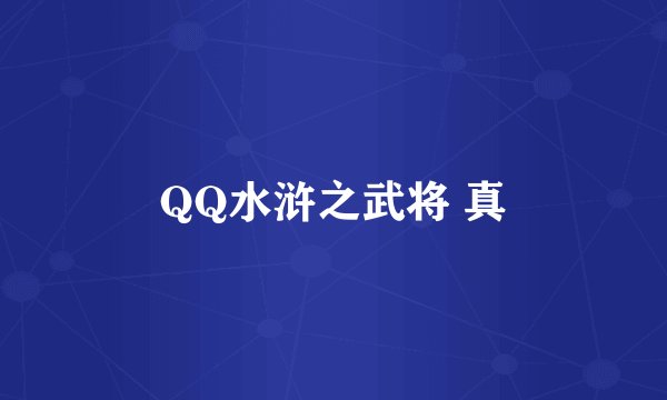 QQ水浒之武将 真