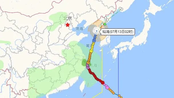 2020年第14号台风叫什么名字 2020年十四号台风路径图最新消息