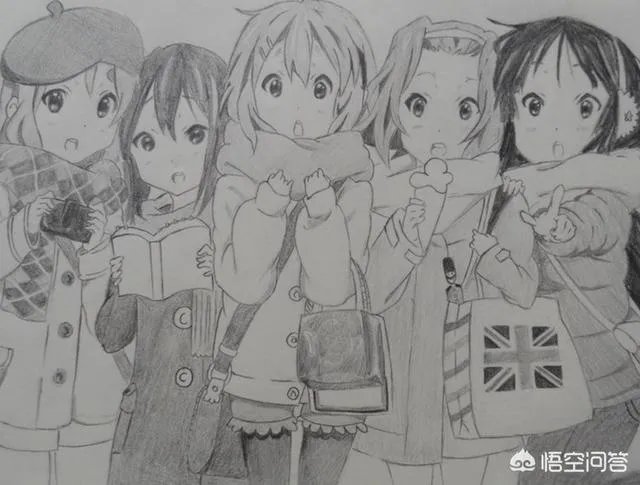 如何画动漫人物的衣服？