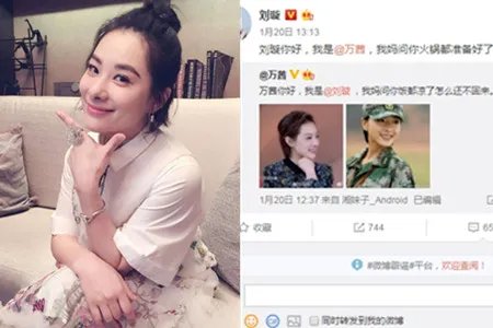 刘璇回应撞脸万茜 众人看了都说像