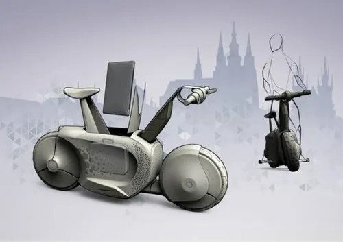 如此高颜值的XQ scooter城市电动车竟还能载重