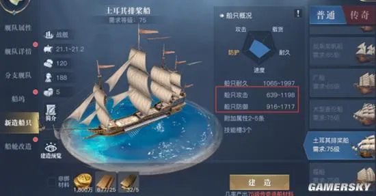 《黎明之海》船只建造指南