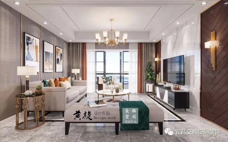 【宜昌交换空间装饰】中核半岛城邦丨137㎡现代轻奢,让精致来的刚刚好