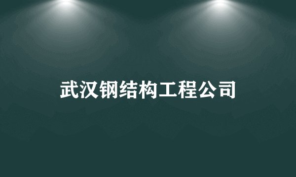 武汉钢结构工程公司
