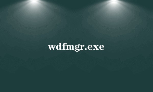 wdfmgr.exe