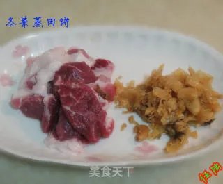 冬菜蒸肉饼