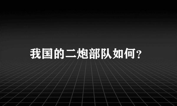 我国的二炮部队如何？