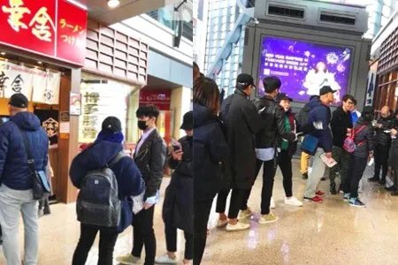 杨洋逛夜市被偶遇之后 吃饭等座再被网友发现