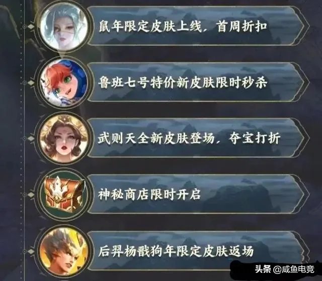 春节福利来袭，碎片商店翻新，人人必拿免费皮肤，你觉得如何？