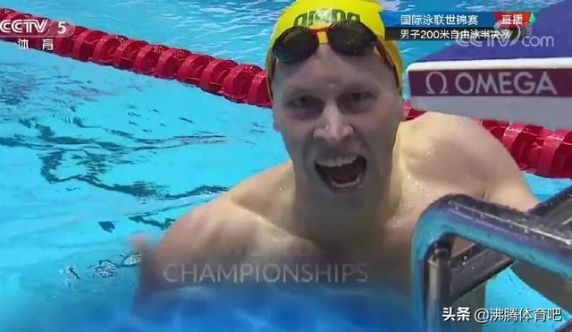 澳大利亚选手在男子200米自由泳半决赛中赢了孙杨之后像夺冠一样兴奋,你怎么看?