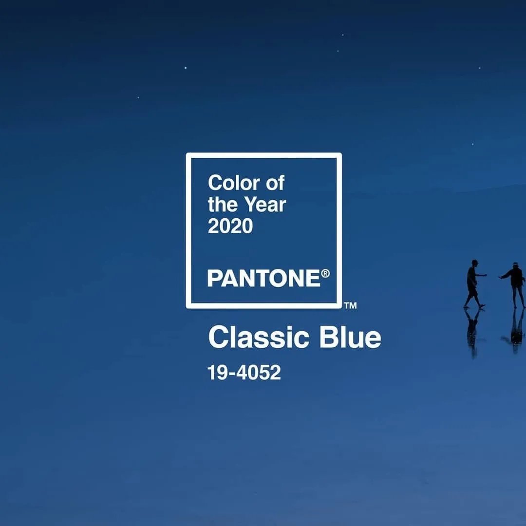 2020年流行色出炉啦！PANTONE19-4052 经典蓝...