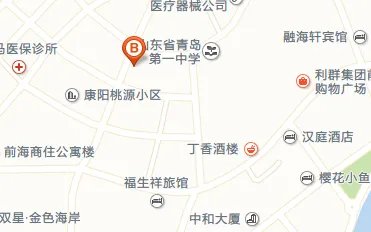 如家连锁酒店青岛火车站店的具体位置