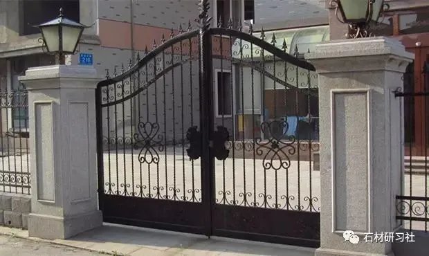 别墅围墙大门石柱设计案例大全