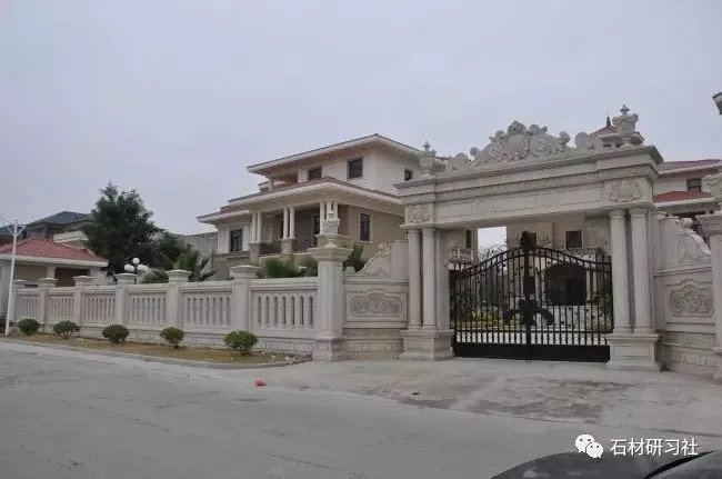 别墅围墙大门石柱设计案例大全