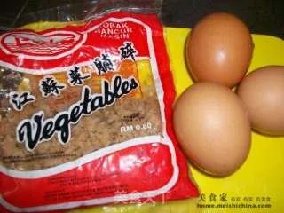 菜脯煎蛋