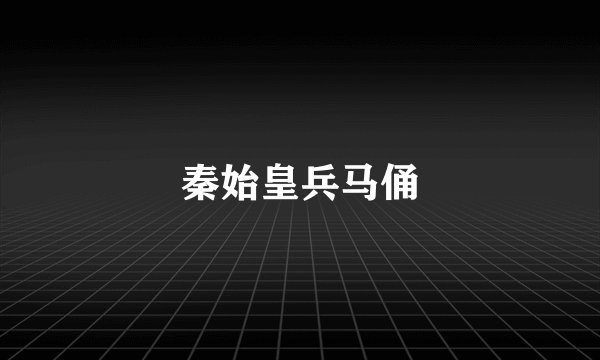 秦始皇兵马俑