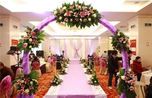 婚庆鲜花拱门图片大全 如何布置鲜花婚礼拱门