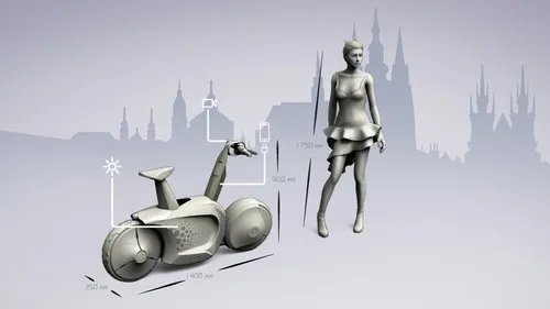 如此高颜值的XQ scooter城市电动车竟还能载重