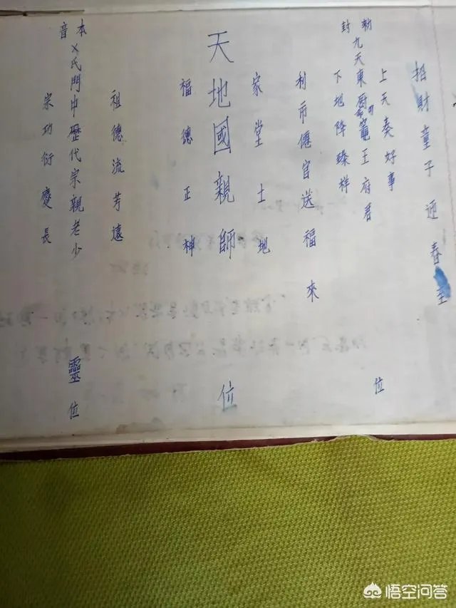 天地国亲师位代表什么意思?