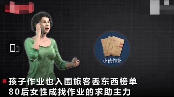游客遗失物排行榜,哪些物品位列榜单?