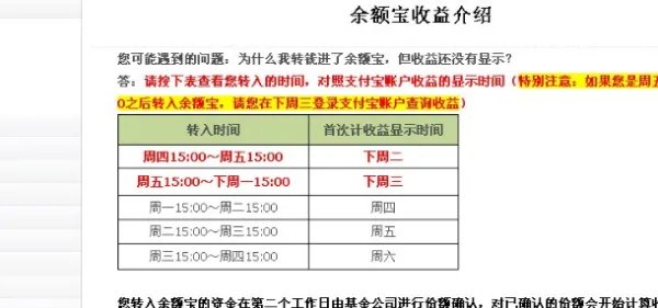 余额宝昨日收益怎么算