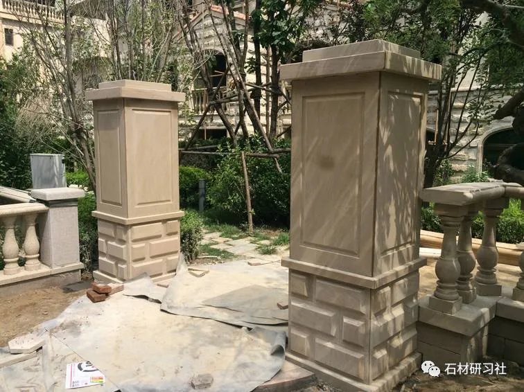 别墅围墙大门石柱设计案例大全