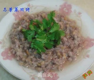 冬菜蒸肉饼