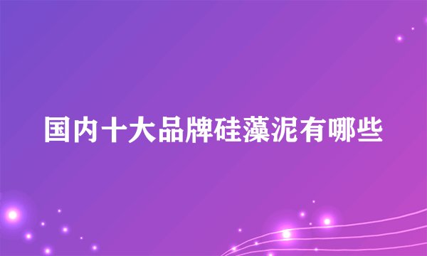 国内十大品牌硅藻泥有哪些