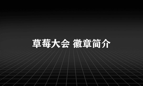 草莓大会 徽章简介