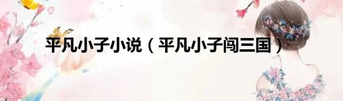 平凡小子小说（平凡小子闯三国）